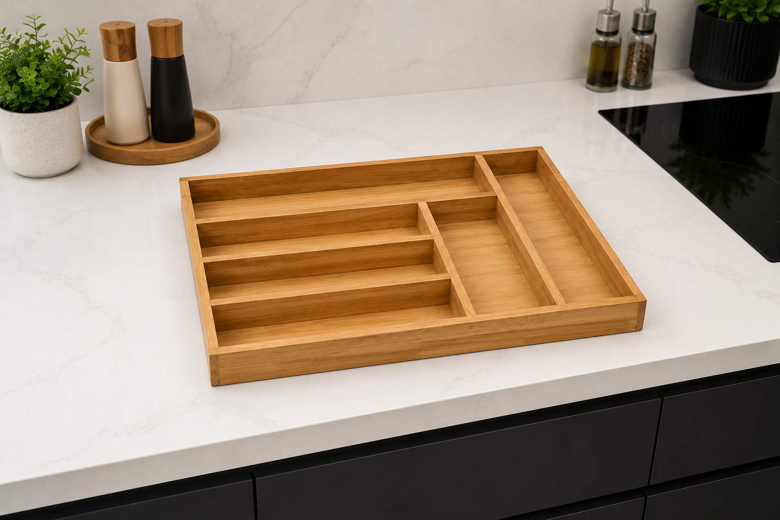 جا قاشقی چوبی کابینتی